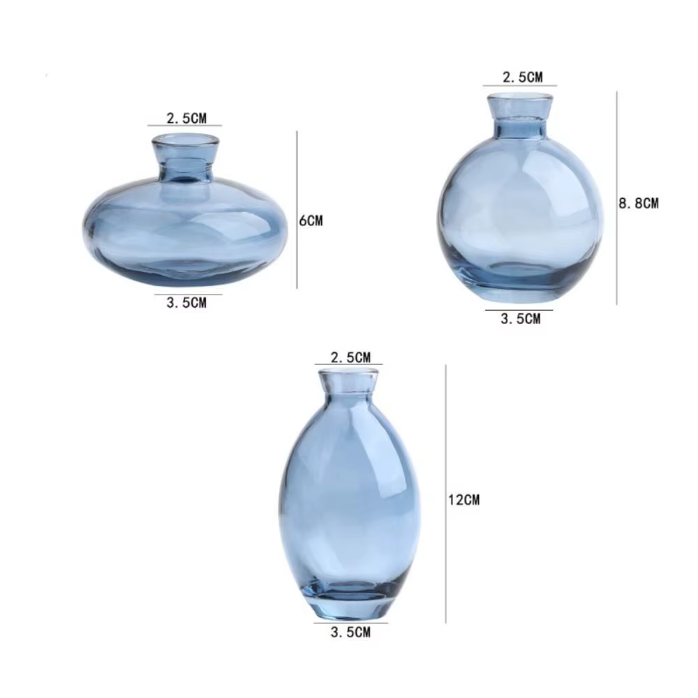 Mini Vase à fleurs Transparent créatif