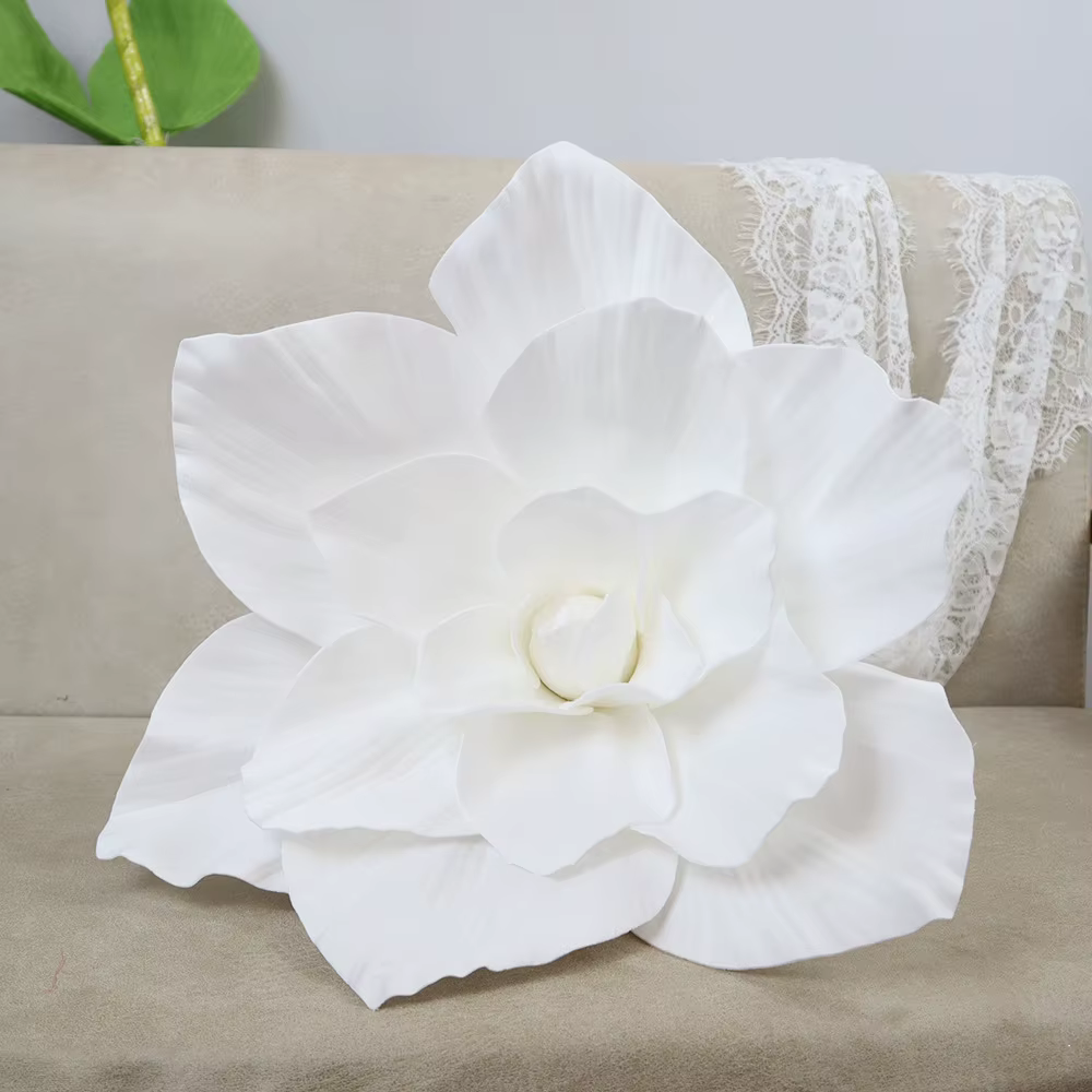 PE mousse géante marguerite Rose fleurs artificielles fête scène réglage Arrangement fleur décor à la maison mariage toile de fond décoration Flores