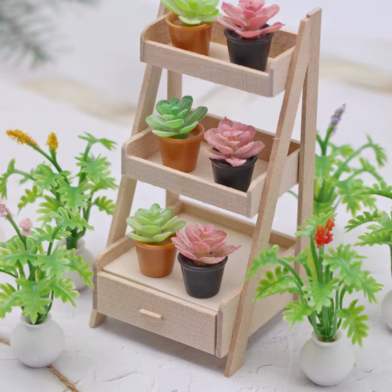 Mini simulation de plante succulente