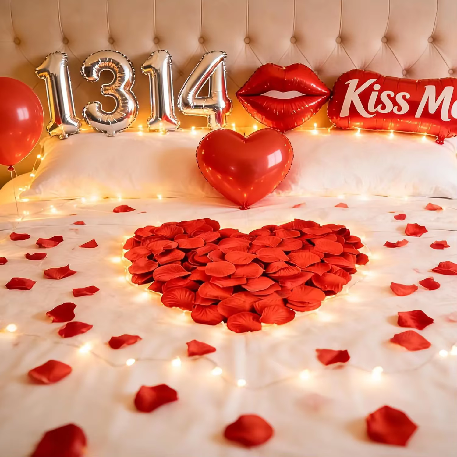 100-1000 pièces de fleurs artificielles en soie en forme de pétales de rose pour la décoration de la maison
