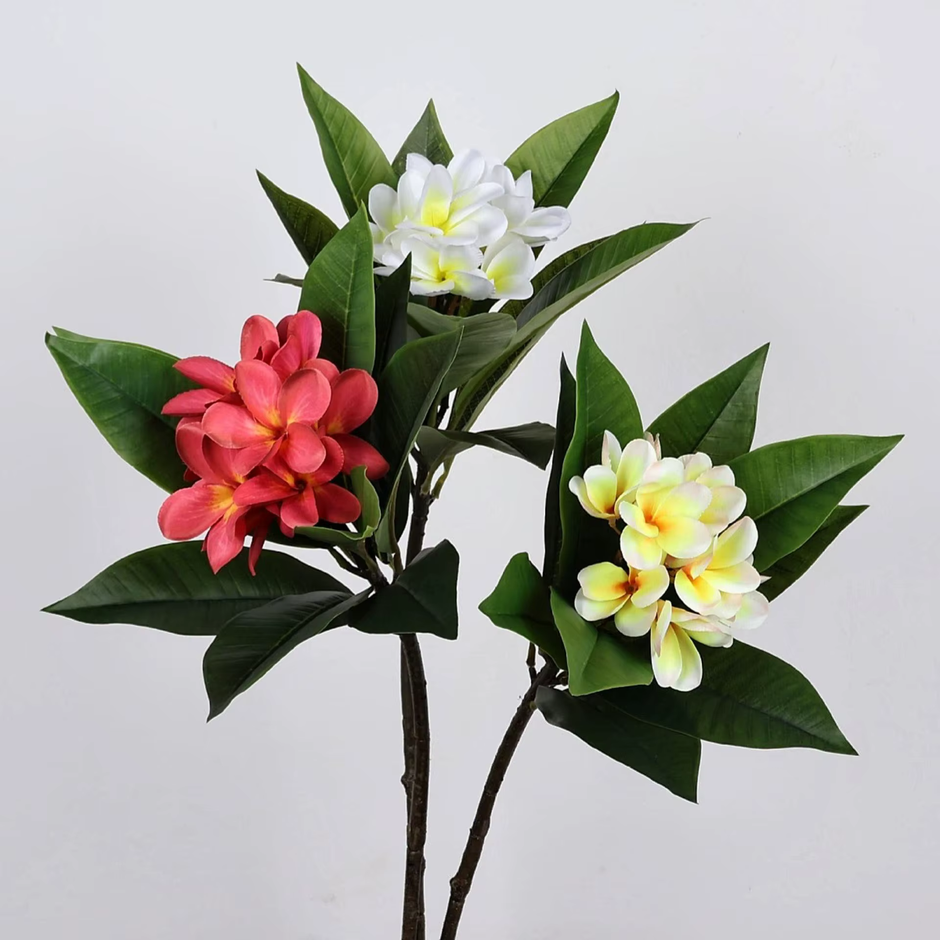 Fleurs artificielles Plumeria 35 pouces
