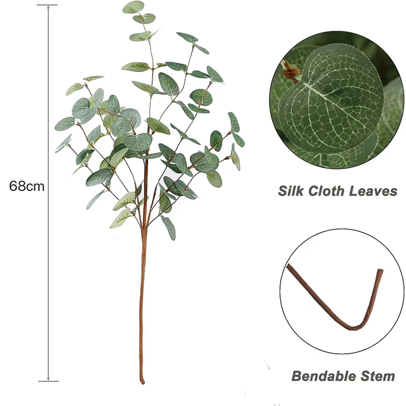 Plantes artificielles d'eucalyptus de hauteur