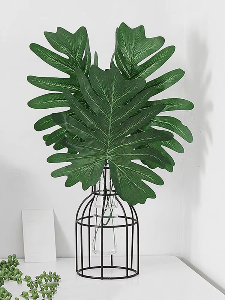 Feuilles de Monstera artificielles de Style hawaïen