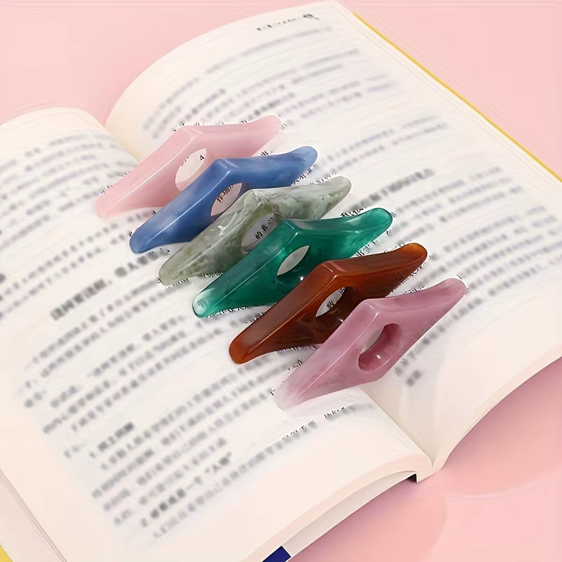 Support de livre pour le pouce, porte-page, fournitures scolaires, aides à la lecture, accessoires de livre pour étudiants, écarteur, marque-page pratique