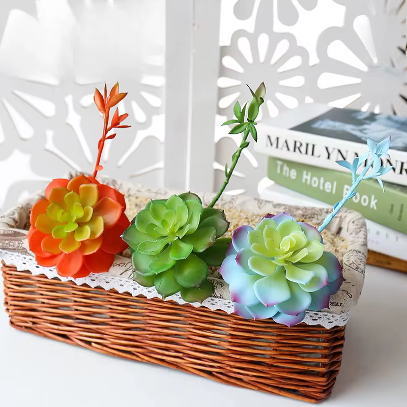 Grands plantes succulentes de Lotus artificielles 11x13cm