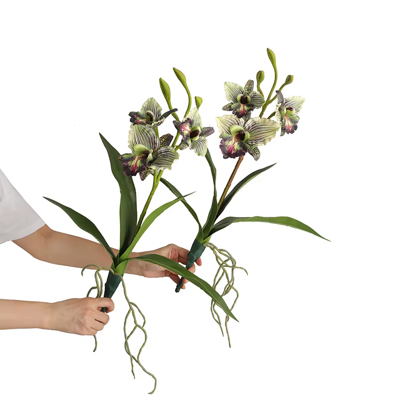 Fleur d'orchidée artificielle pour la décoration de la maison