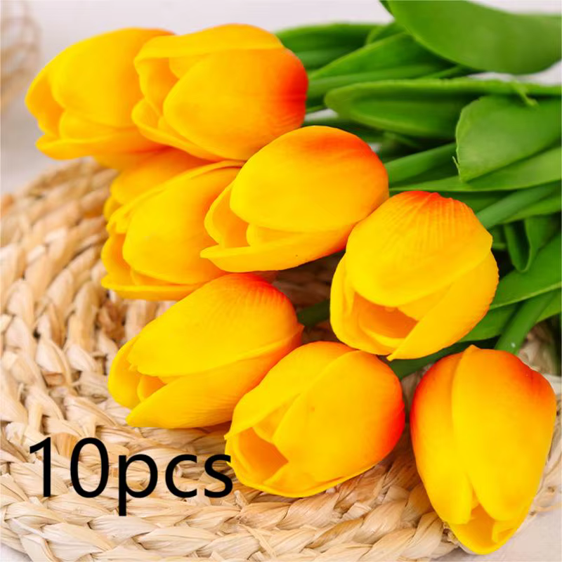 Fleur de tulipe artificielle séchée