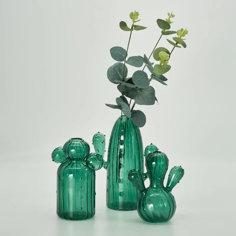 Vase en verre pour plantes hydroponiques