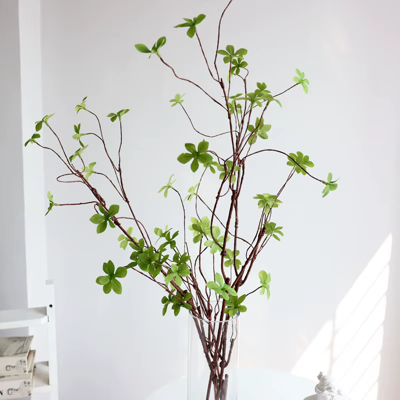 3 pièces de plantes artificielles en soie