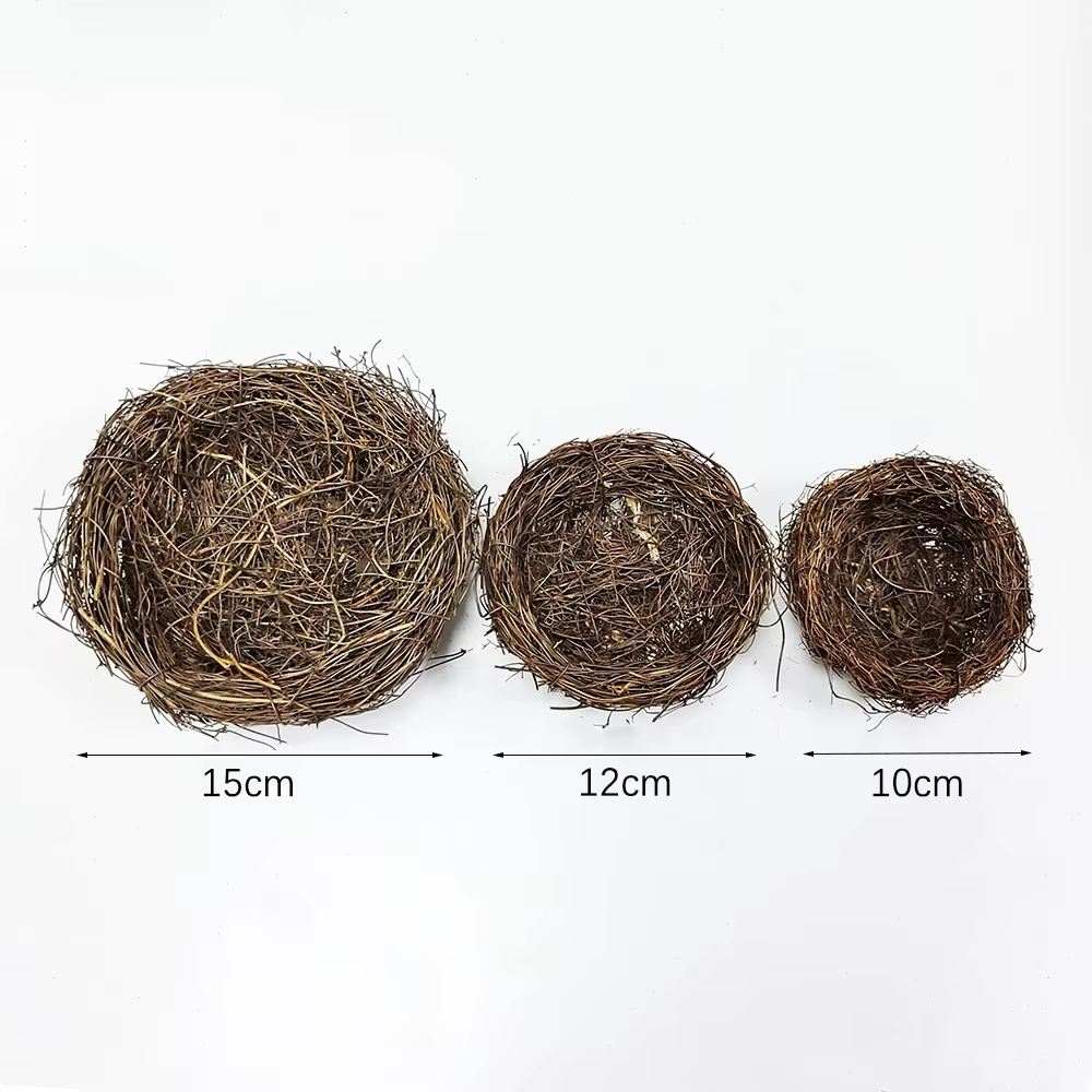 Nid d'oiseau artificiel de Pâques de 10 à 15 cm