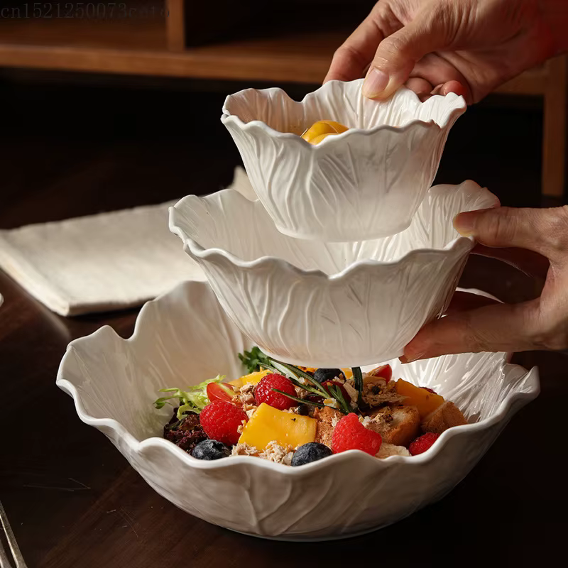 Filles en céramique à fleurs de luxe nordique