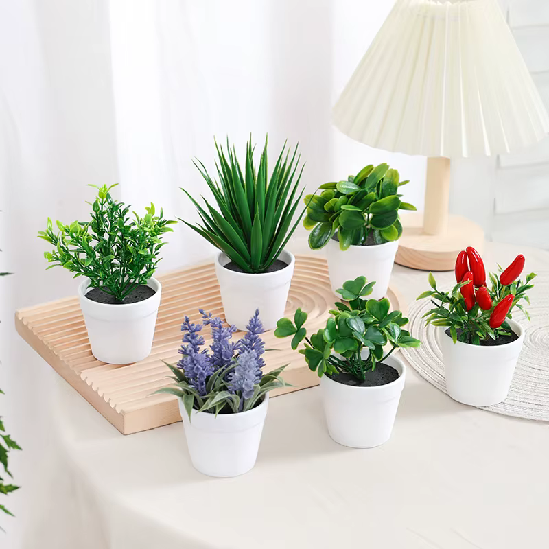 1 ensemble de plantes de Simulation en pot