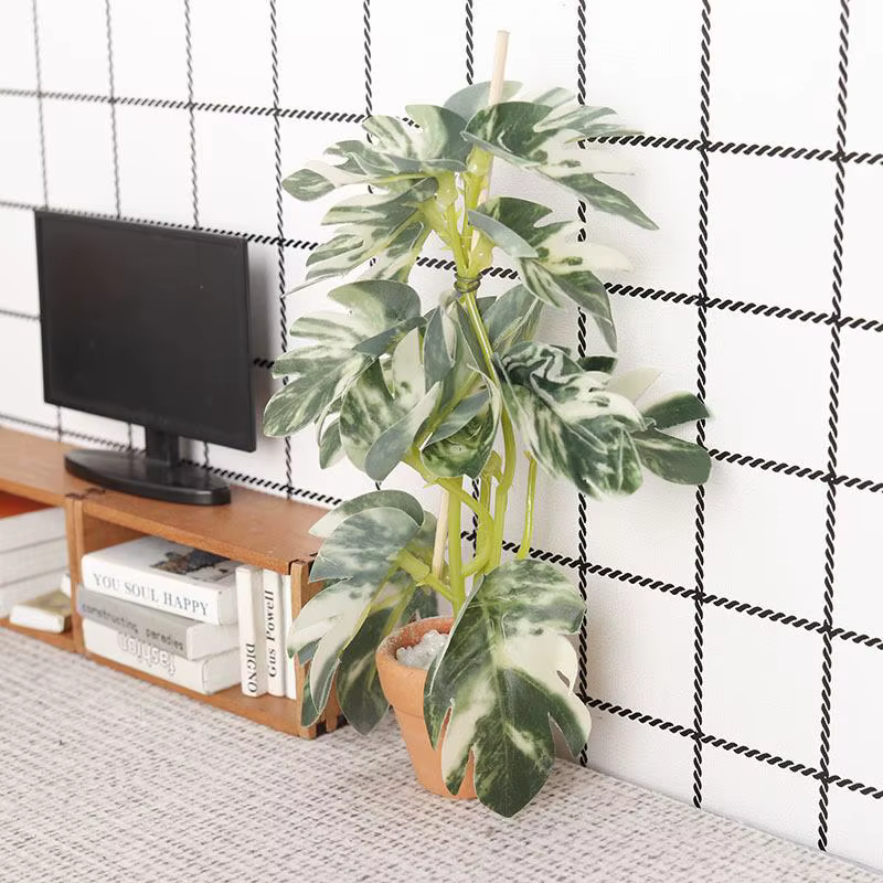 Modèle de plante verte bonsaï Miniature pour maison de poupée 1/12