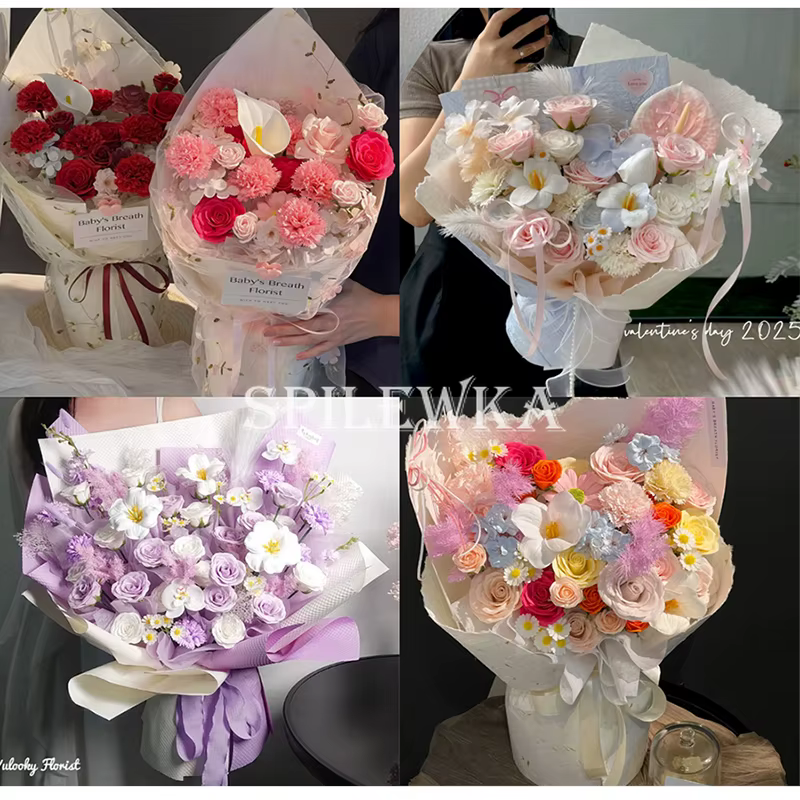 Tête de fleurs d'oeillet