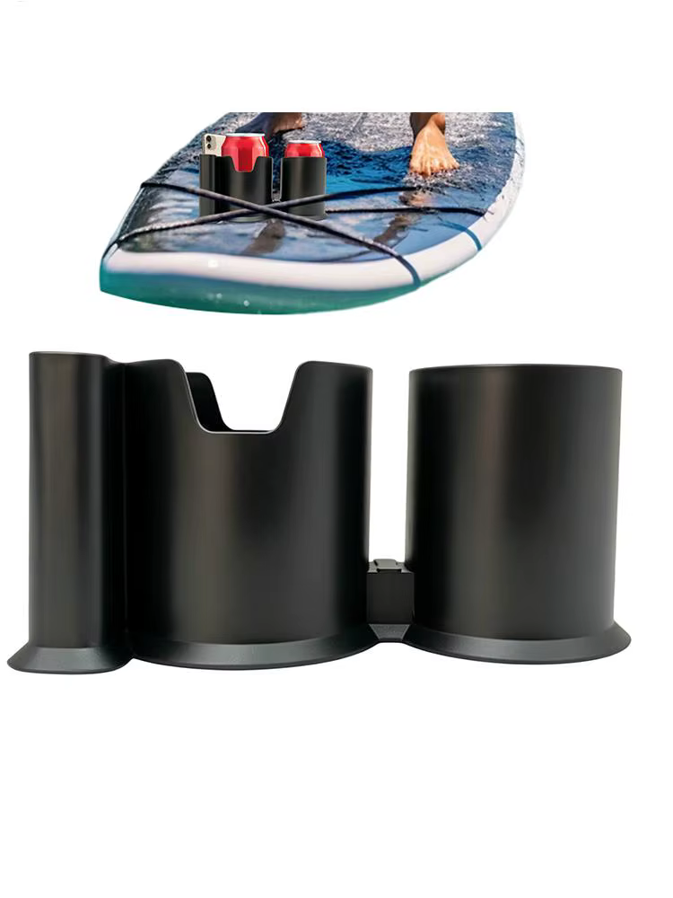 Support de téléphone et porte-gobelet anti-retournement pour paddle board – Accessoire sûr pour SUP, planches de surf, bateaux, yoga en plein air et aventures de pêche