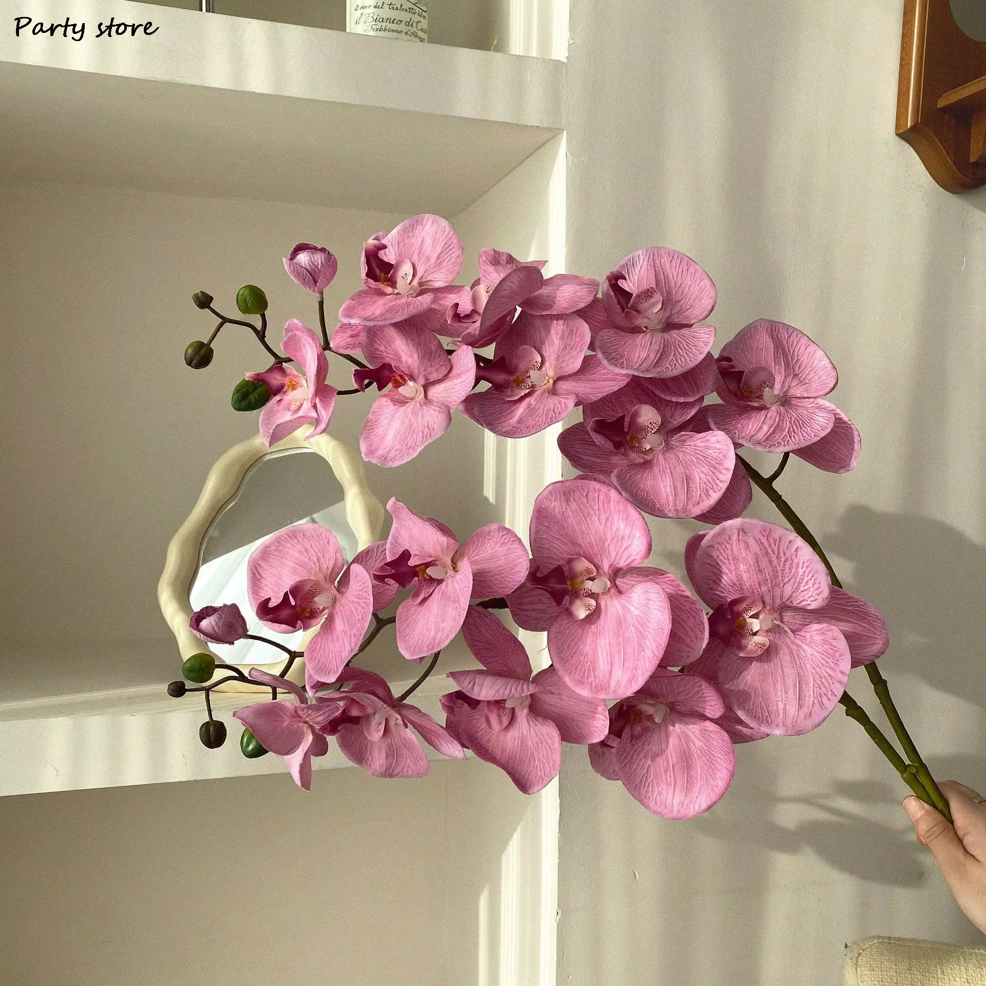 Fleur artificielle orchidée papillon violet