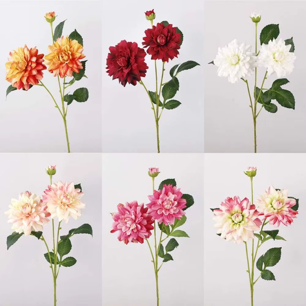 Fleur de Dahlia Artificielle Effet Réel
