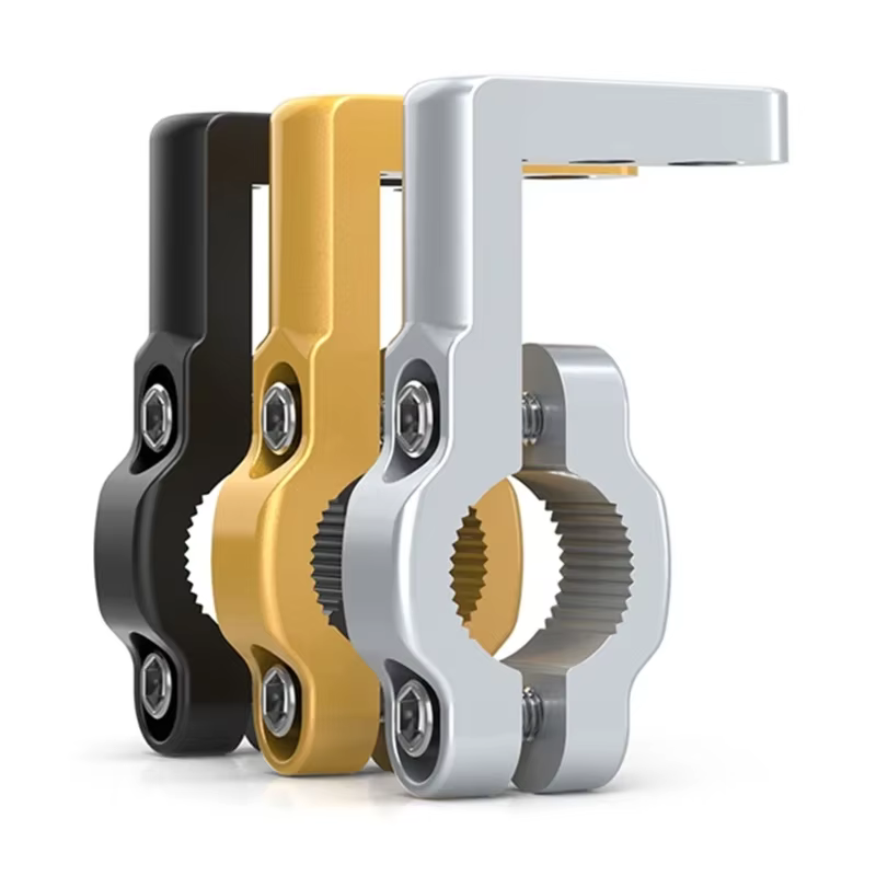 Support de guidon de moto en aluminium, support d'accessoires de moto, accessoires de moto pour la Navigation électronique supplémentaire