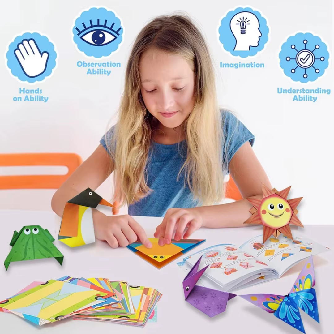 Kit d'origami 30 feuilles de papier à origami