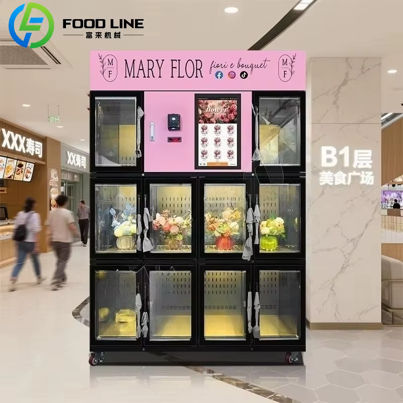 Distributeur automatique de bouquets floraux pour intérieur et extérieur