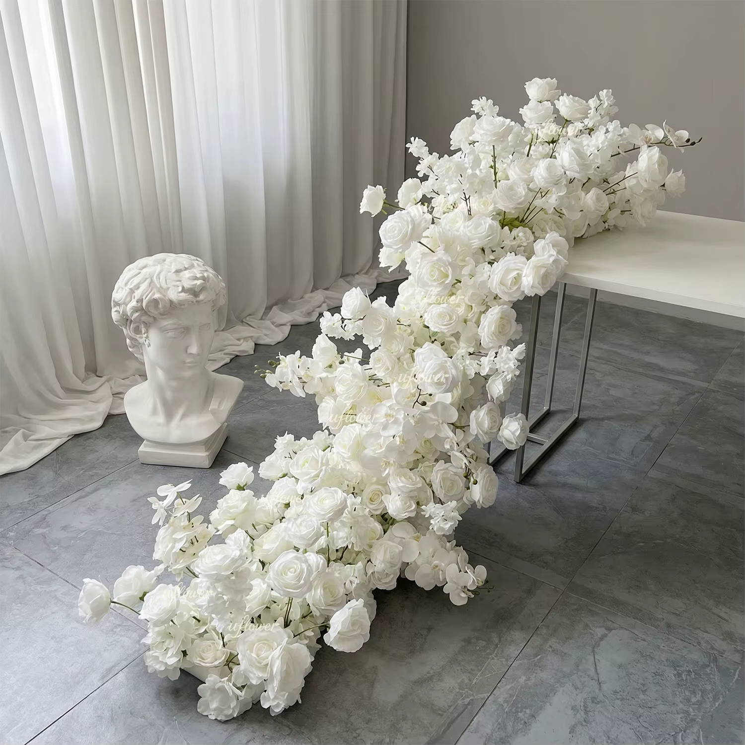 UFlower 200 cm fleur de cerisier artificielle