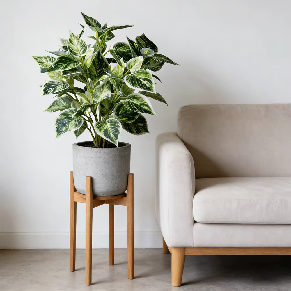Bouquet de plantes artificielles Scindapsus de 38 cm