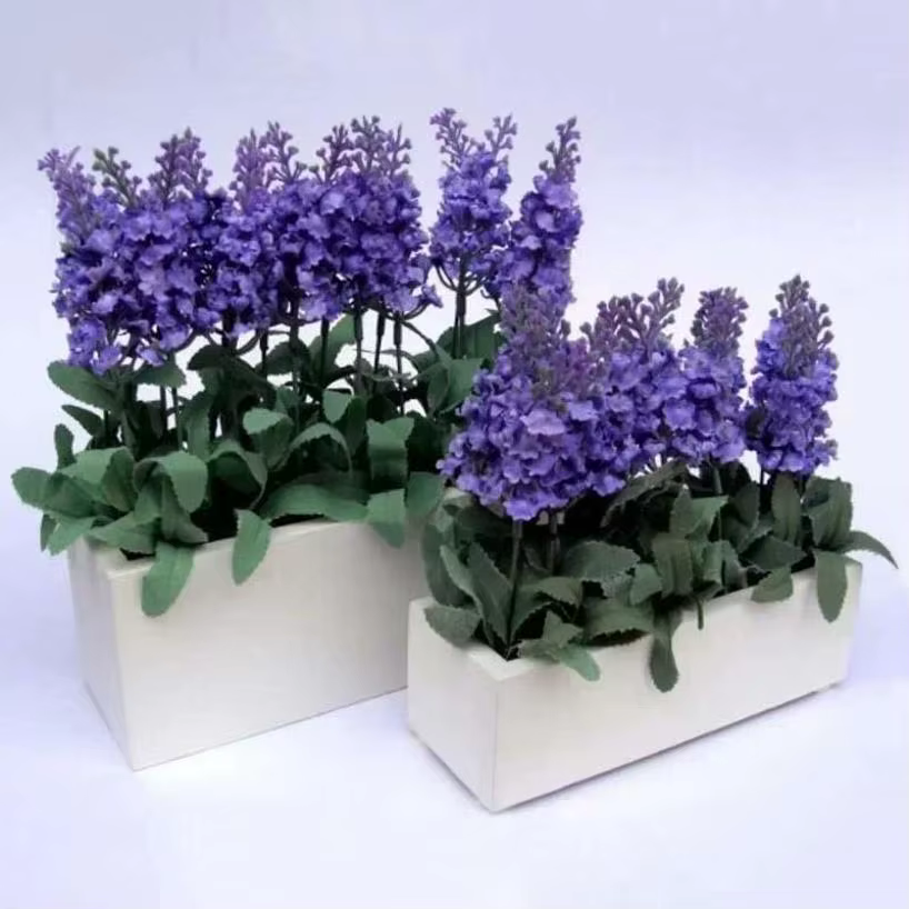 1 Bouquet de fleurs artificielles de lavande