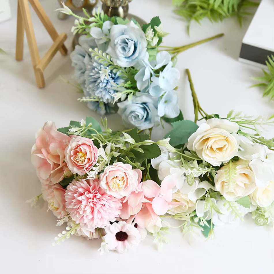 Faux bouquet de fleurs de Simulation