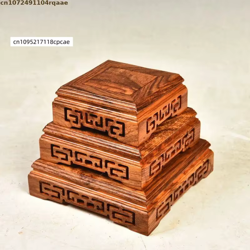 Socle carré/rectangulaire en bois de rose