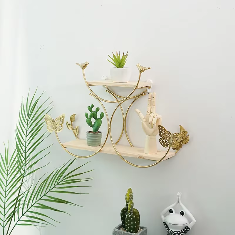 Étagère murale flottante pour plantes en pot