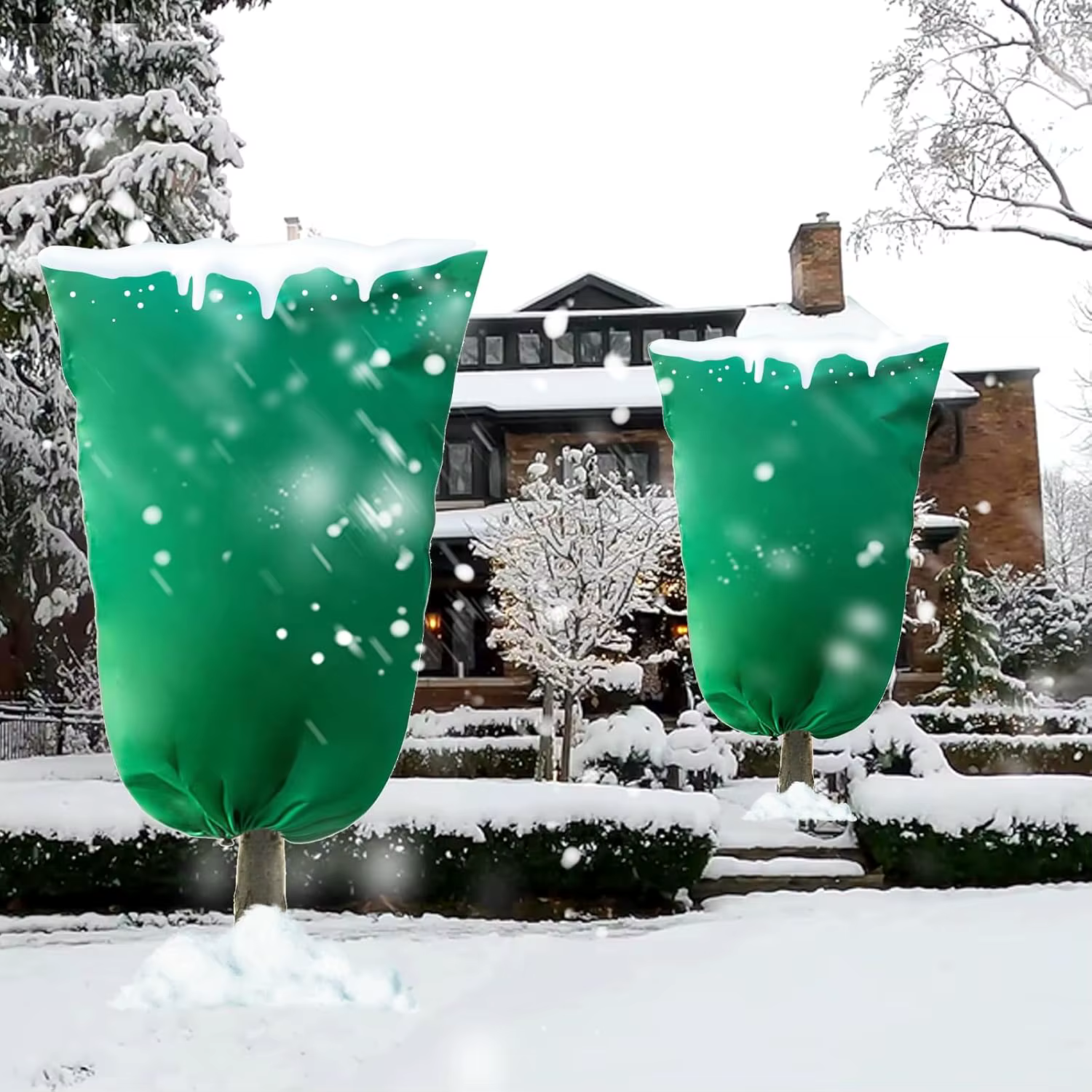 Housse de protection pour plantes d'hiver