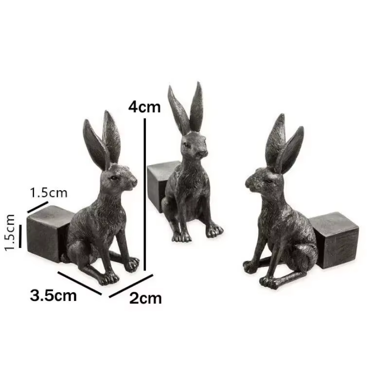 3 pièces Pot de fleur pieds support forme animale chat chien Pots de plantes Risers Pad extérieur jardin résine Pot pied plante bonsaï supports