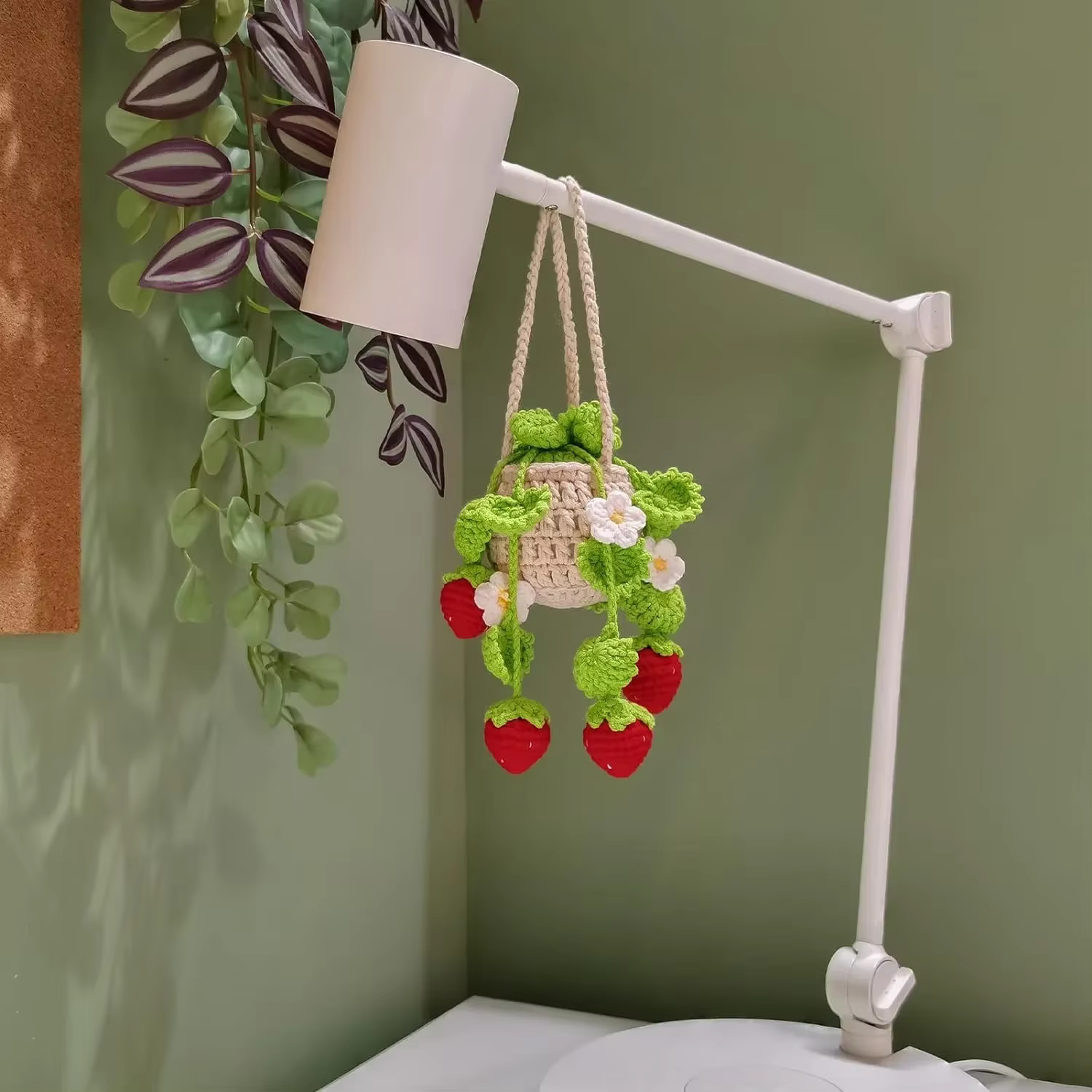Panier suspendu au Crochet pour plantes de voiture