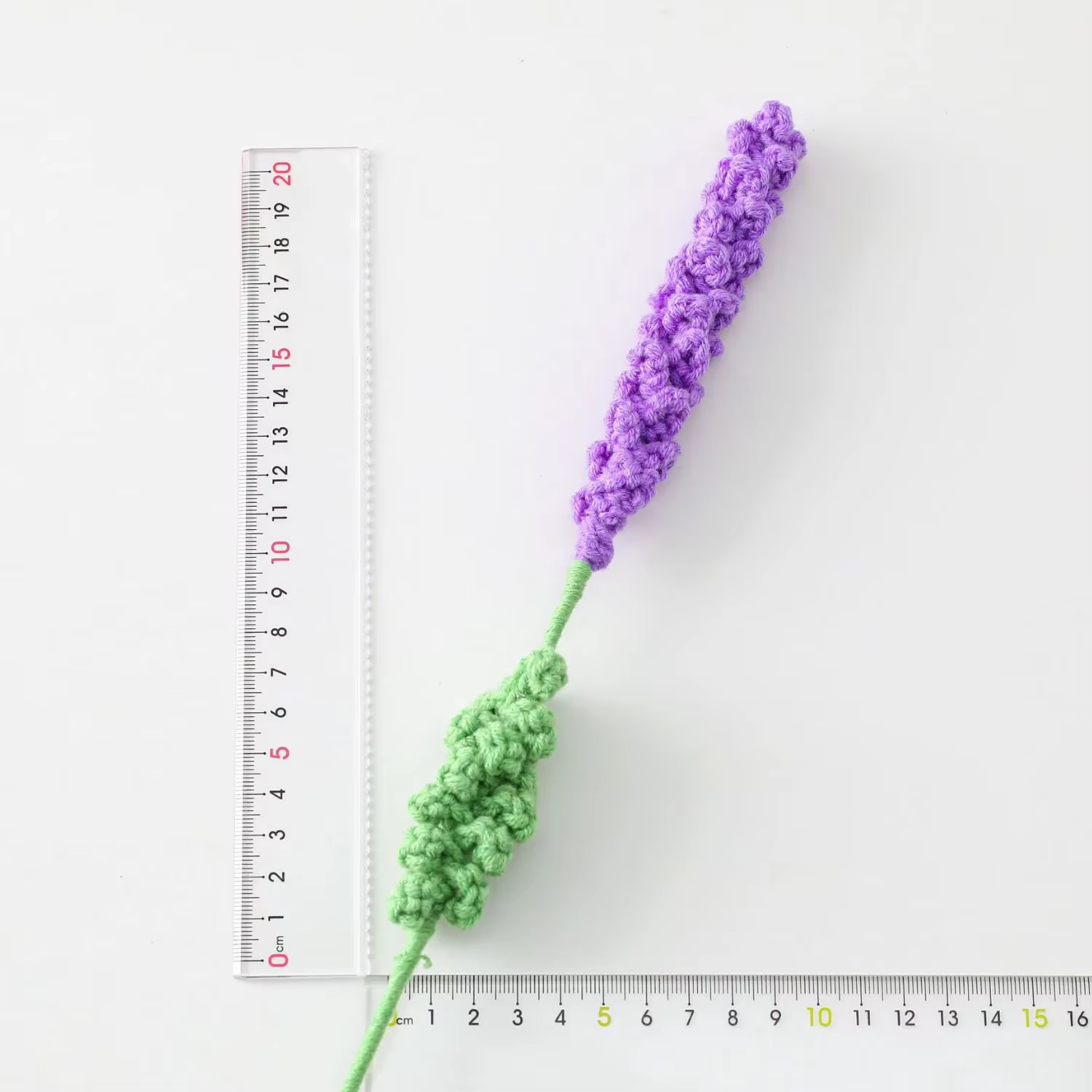 Fleur au crochet lavande