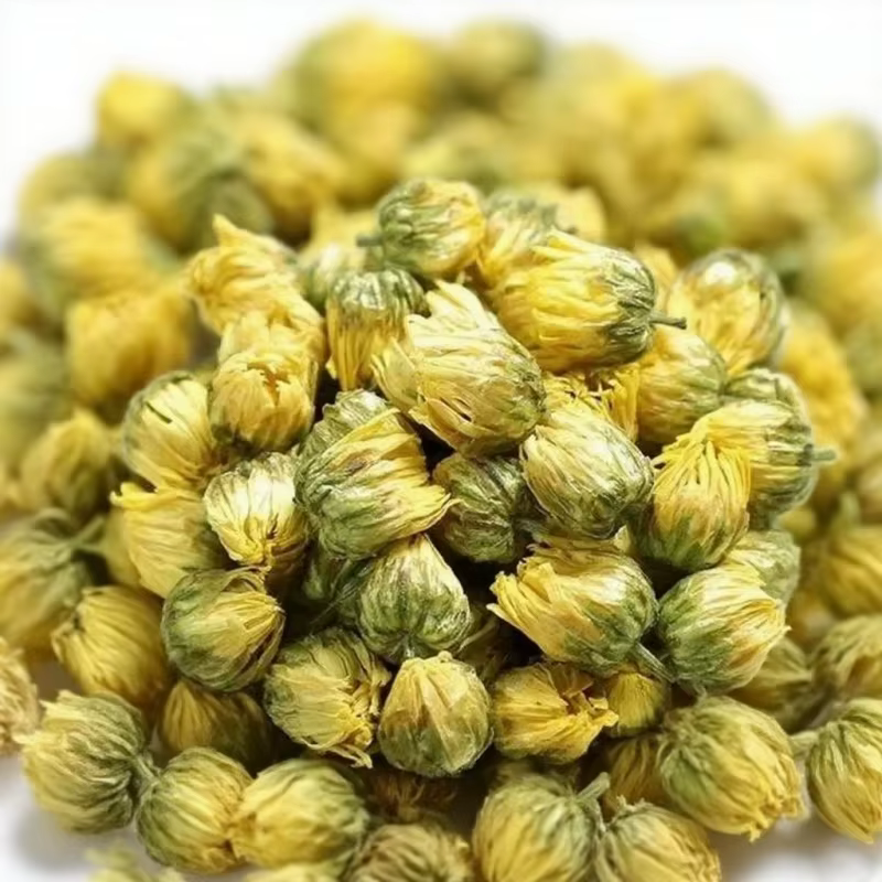 Boutons de chrysanthème naturels de qualité supérieure