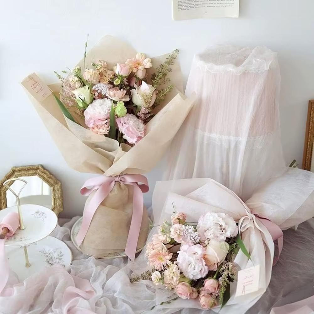 Papier d'emballage pour arrangement floral 38 pièces
