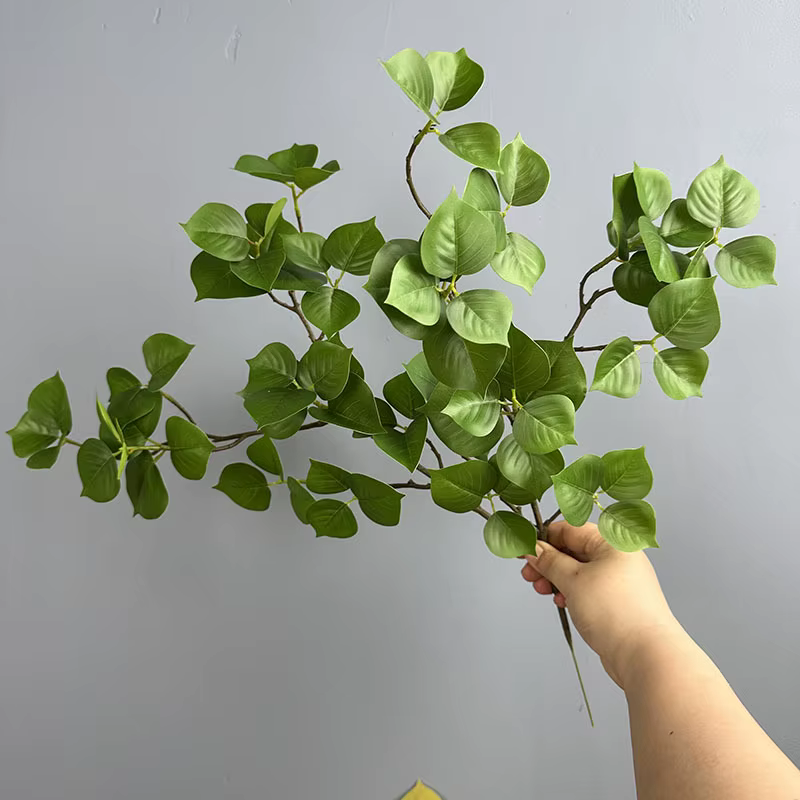 8 pièces de feuilles artificielles de Bodhi