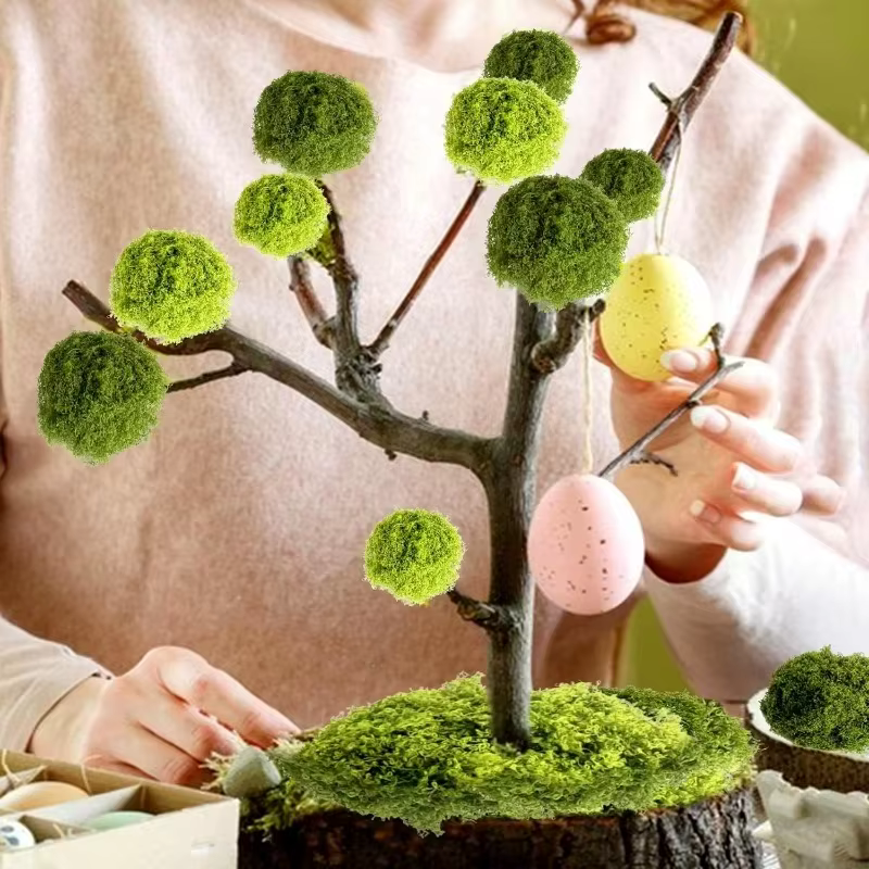 300/30g vie éternelle mousse herbe artificielle vert