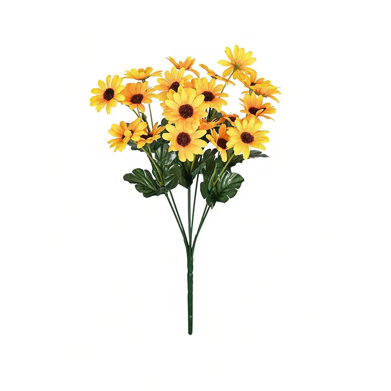 Fleurs artificielles petite marguerite combinaison Brial Bouquet haute qualité saint valentin printemps mariage maison chambre Decora Scrapbook cadeau