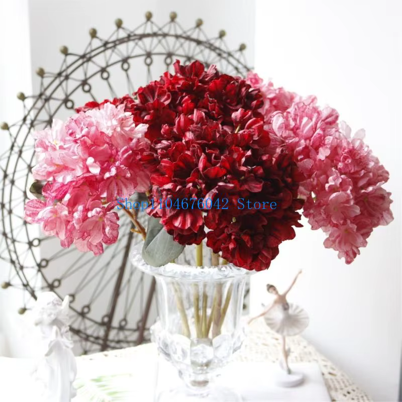 Fleur d'hortensia artificielle 5asd