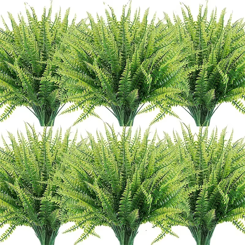 35cm plante artificielle fausse herbe persane mariage décoration de la maison fougère vert extérieur Anti-UV