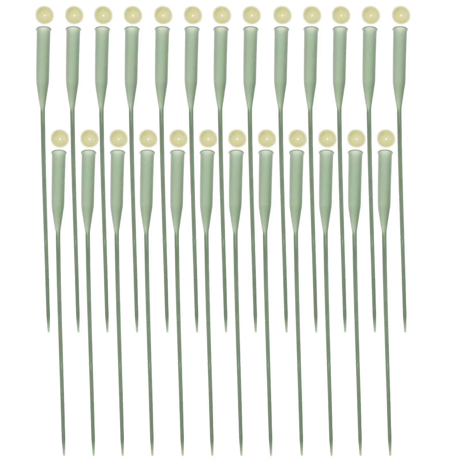 Tubes d'eau floraux en plastique 14.5cm, 25 pièces, supports de tiges de fleurs, bouchons anti-fuite pour orchidées, Roses, fournitures de magasin de fleurs
