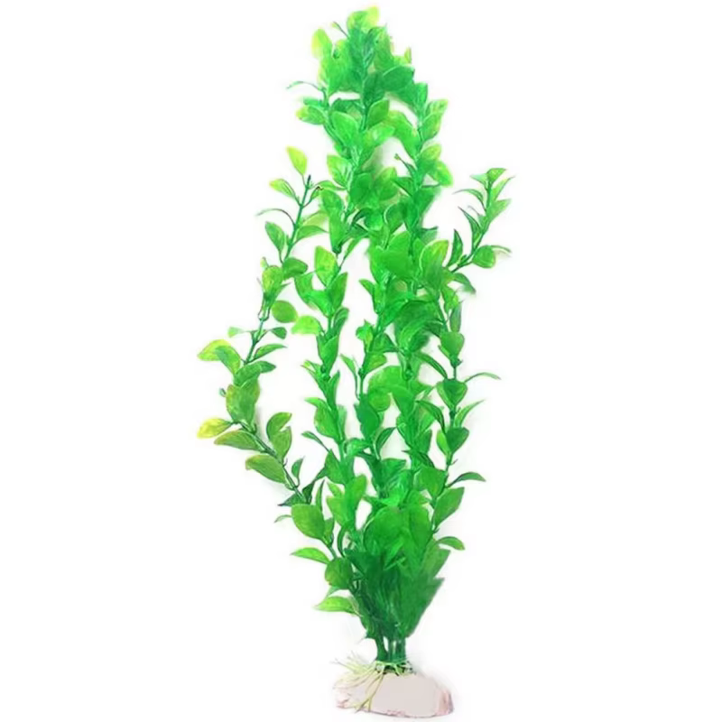Plantes d'ornement d'aquarium d'herbe artificielle plante d'eau en plastique pour accessoires