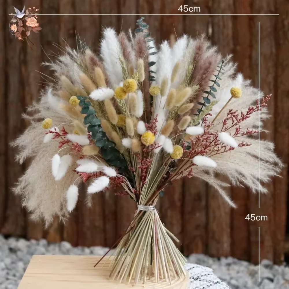 Bouquet de fleurs séchées naturelles