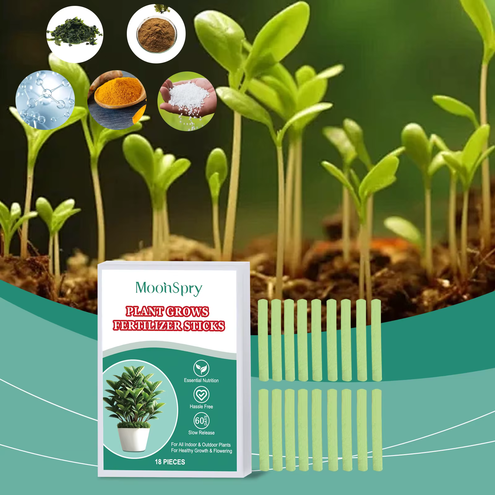 Bâton d'engrais pour la croissance des plantes