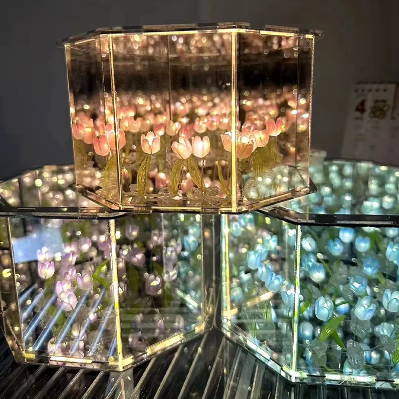 Bricolage 3D fleur mer LED