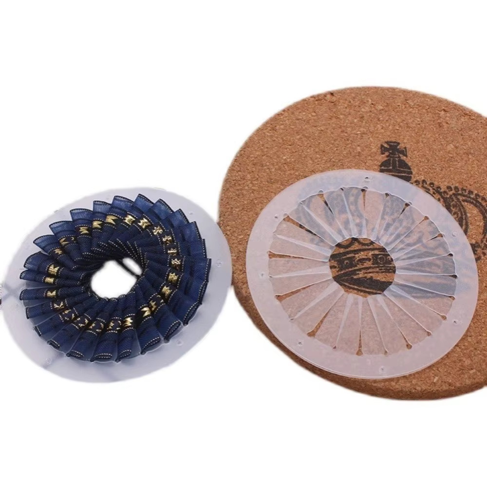 Kit de fabrication de fleurs en ruban 9cm 12cm 15cm, pour fleurs en tissu DIY, figurines de table transparentes, broches et badges en ruban, pour débutants