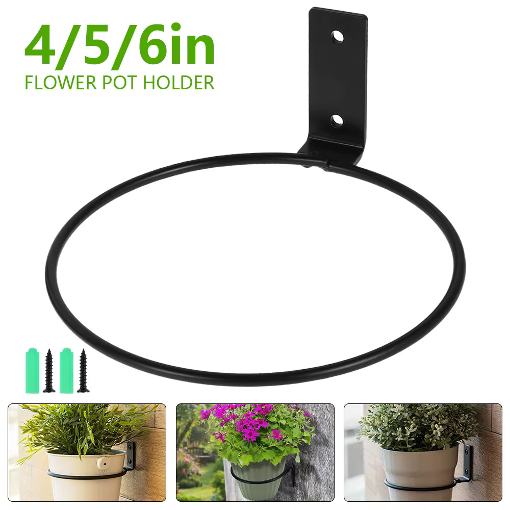 Anneau de support de Pot de fleur mural