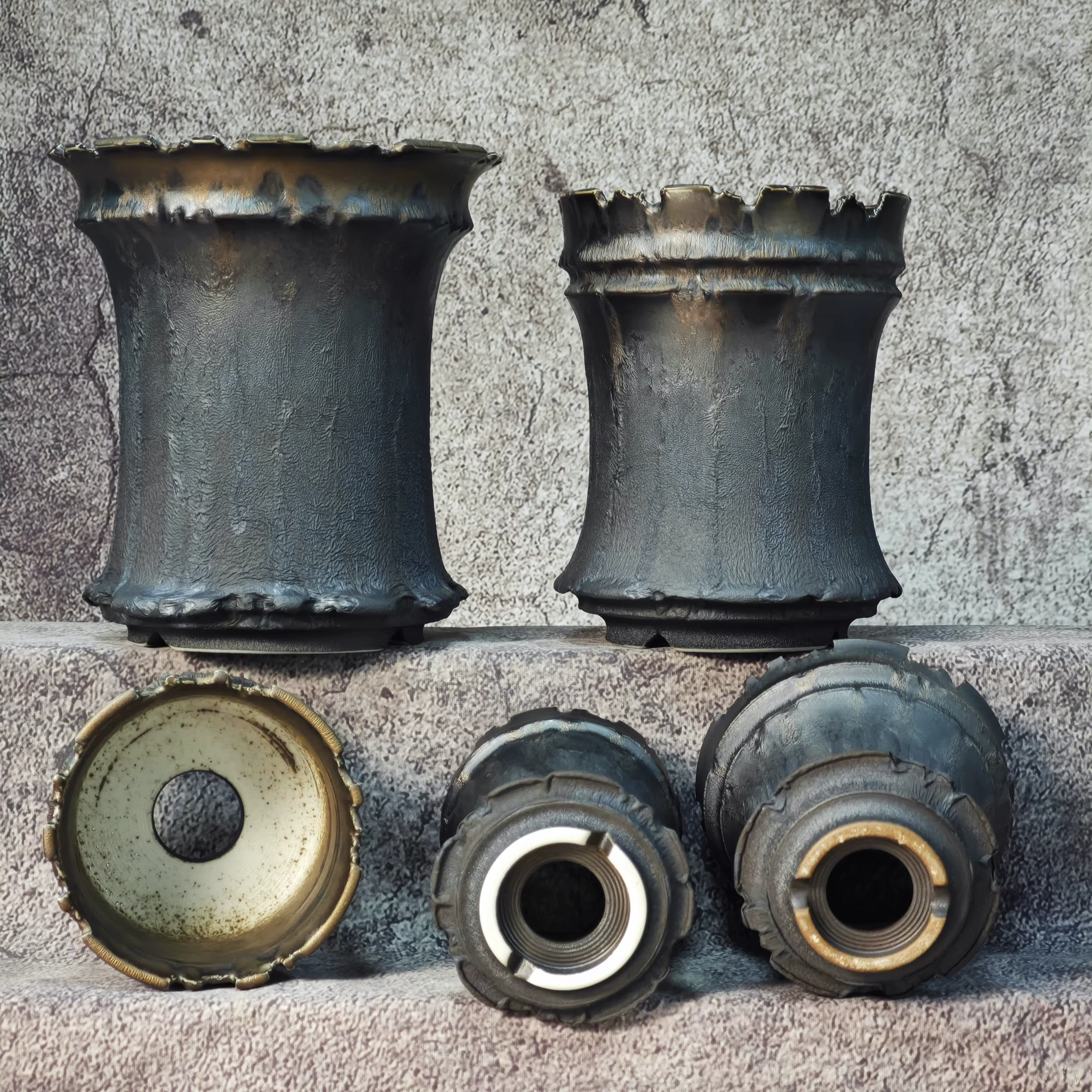 Pot en céramique artisanal Gild Caudex