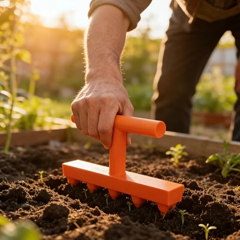 Semoir de perforation horticole pour légumes et semis de fleurs domestiques